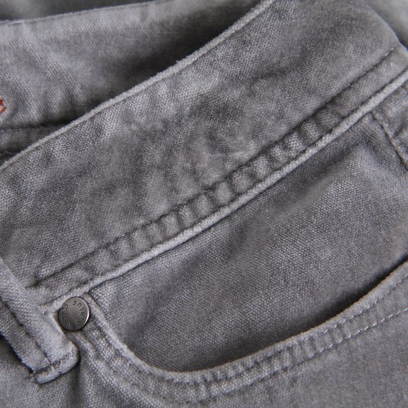 A RARE FIND - Christopher Blue Gray Velvet Boot-cut Jeans - Picture 12 of 15